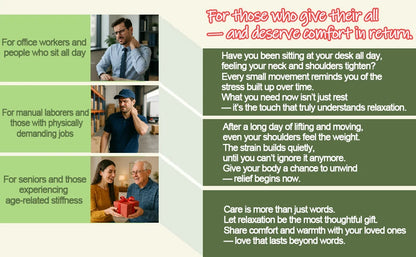 Bionic Finger Neck Shoulder Massager Wireless Neck Cervical Trapezius Kneading Massage Shawl Brushless Motor Neck masajeador